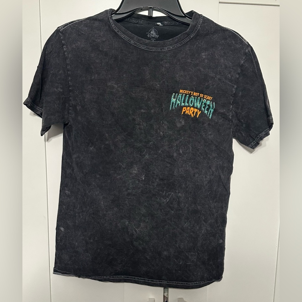 Disney Black Mineral Wash Crewneck Tee